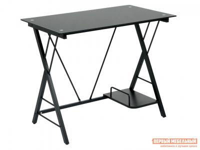 Компьютерный стол  GD-01 Черный, металл / Черное стекло Tetchair. Цвет: черный