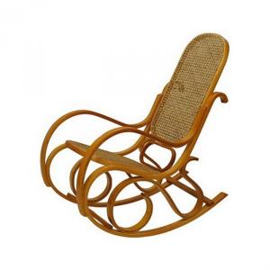 Кресло-качалка 1807 L дуб светлый/коричневый Петроторг