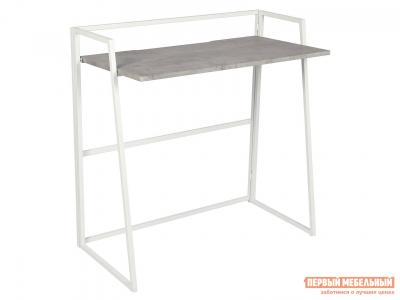Письменный стол  WD-11 Серый бетон / Белый, металл Tetchair. Цвет: белый