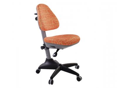 Детское компьютерное кресло  KD-2 Жираф, ткань Бюрократ. Цвет: оранжевый