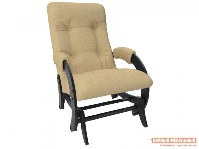 Кресло-качалка  Бергамо Песочный, рогожка, Венге Мебель Импэкс. Цвет: венге