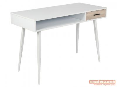 Письменный стол  WD-10 Белый, металл, МДФ / Дуб Tetchair. Цвет: белый