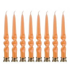 Набор из 8 свечей декоративных Альфа 348-087 АРТИ-М. Цвет: оранжевый