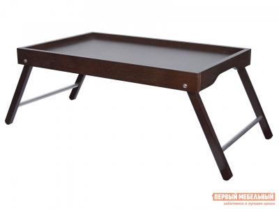 Сервировочный столик  Селена Средне-коричневый Мебелик. Цвет: коричневое дерево